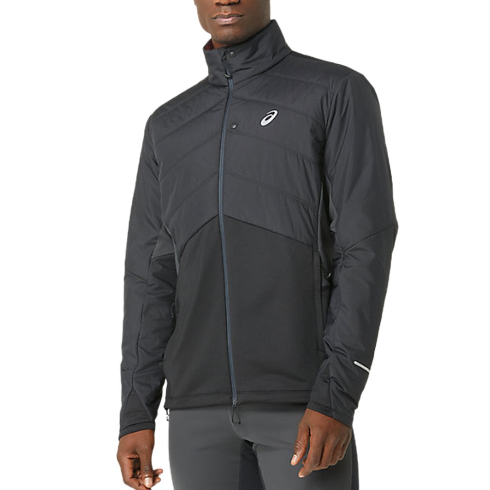 Вітрівка чоловіча Asics Winter Run Jacket чорна 2011C883-001 — фото 1