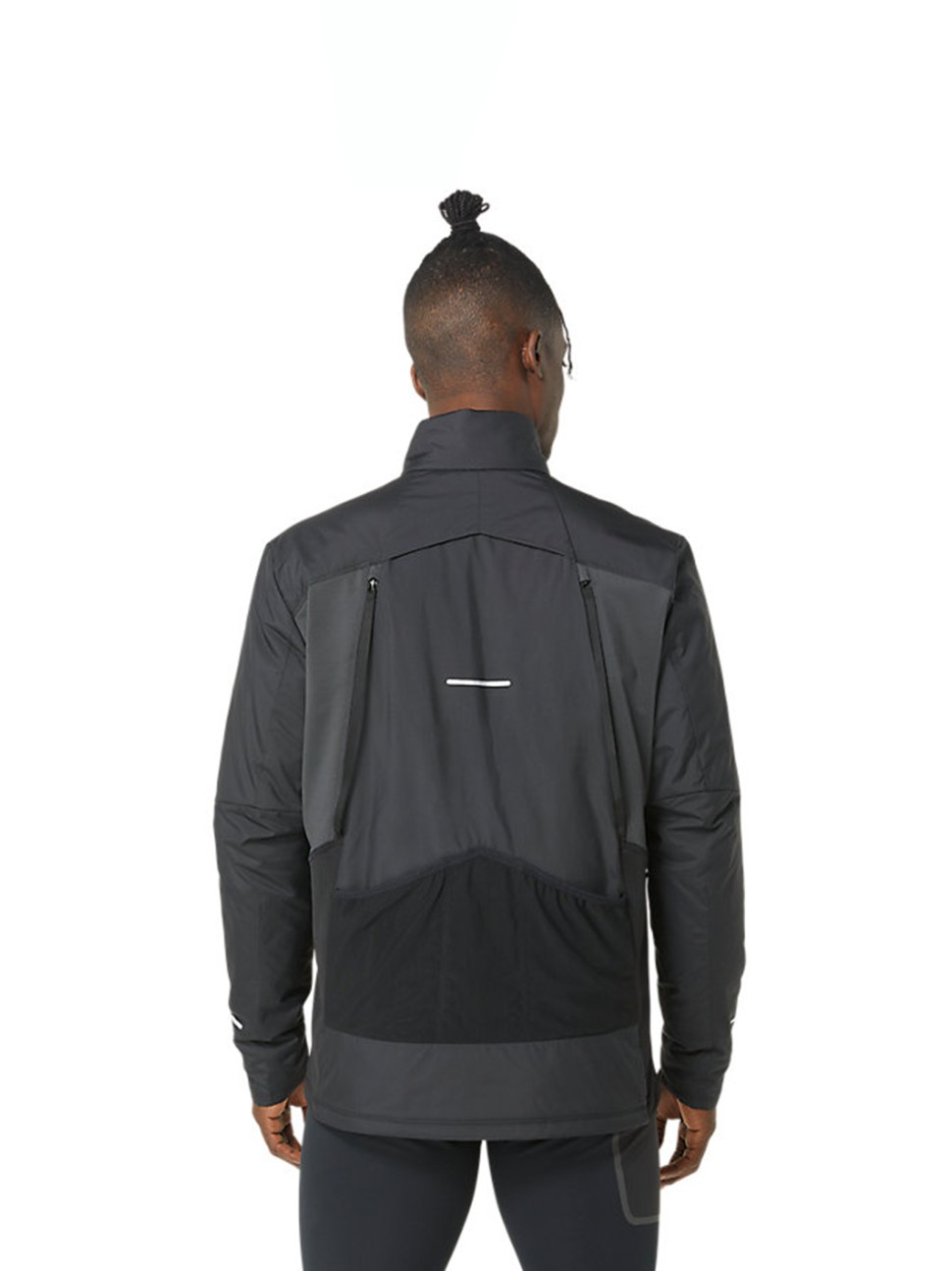 Вітрівка чоловіча Asics Winter Run Jacket чорна 2011C883-001 — фото 3