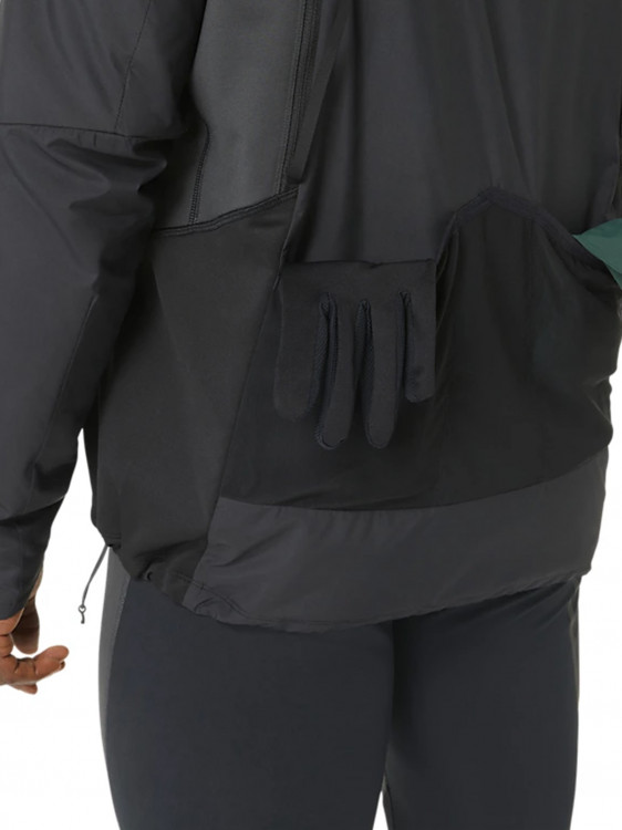 Ветровка мужская Asics Winter Run Jacket черная 2011C883-001 изображение 6