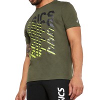 Футболка мужская Asics GPX ASICS FADE TEE S хаки 2031B046-300 изображение 3