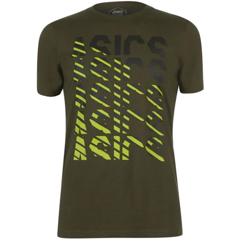 Футболка чоловіча Asics GPX ASICS FADE TEE S хакі 2031B046-300 — Sport City Футболка чоловіча Asics GPX ASICS FADE TEE S хакі 2031B046-300