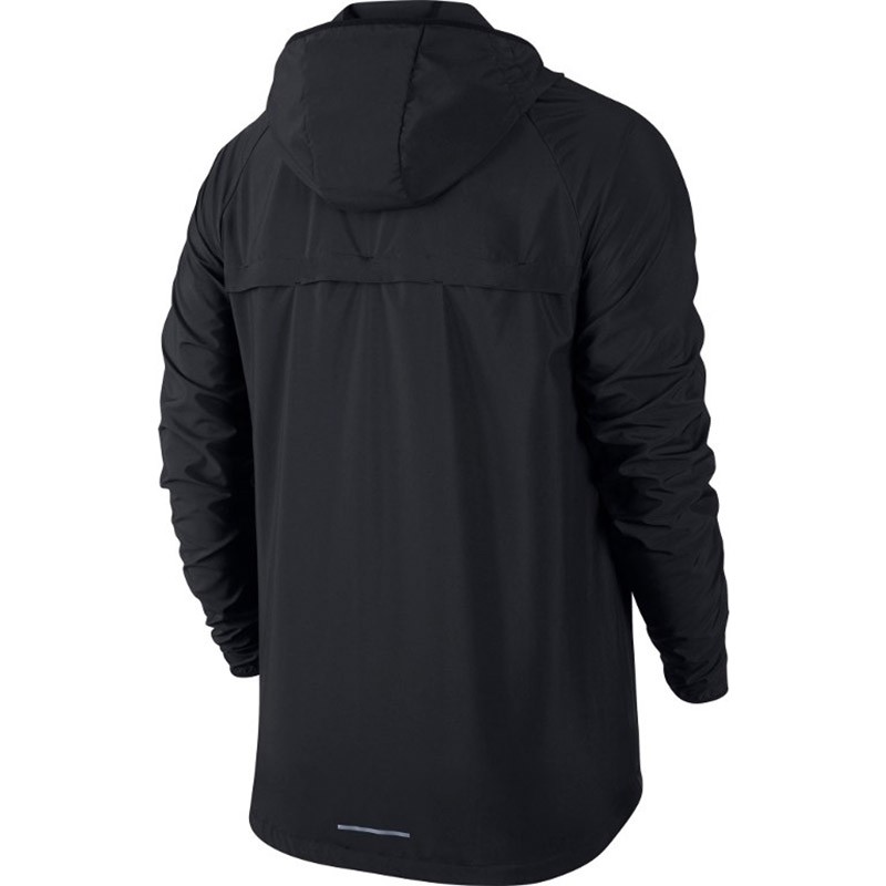 Ветровка мужская Nike Essential Hooded Running Jacket черная 856892-010 — фото 3