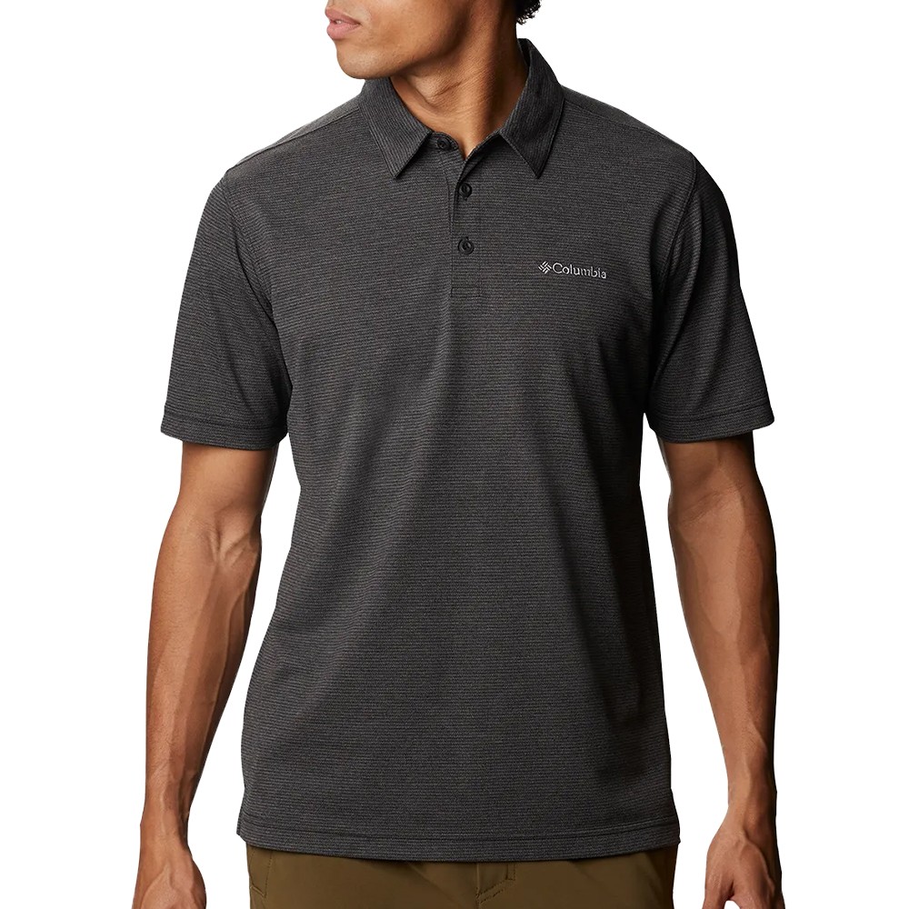 Поло мужское Columbia HAVERCAMP™ PIQUE POLO черное 1931941-010