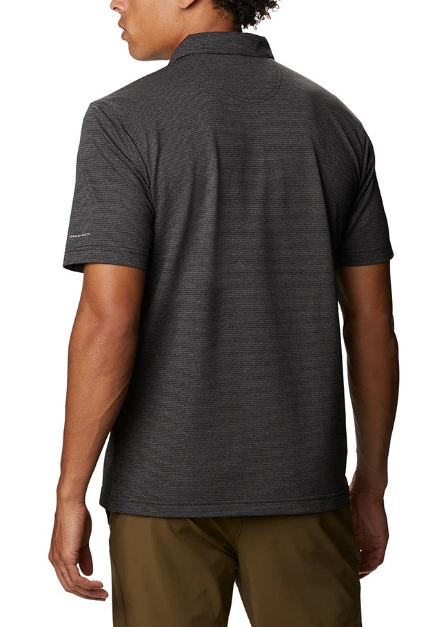 Поло мужское Columbia HAVERCAMP™ PIQUE POLO черное 1931941-010 изображение 3