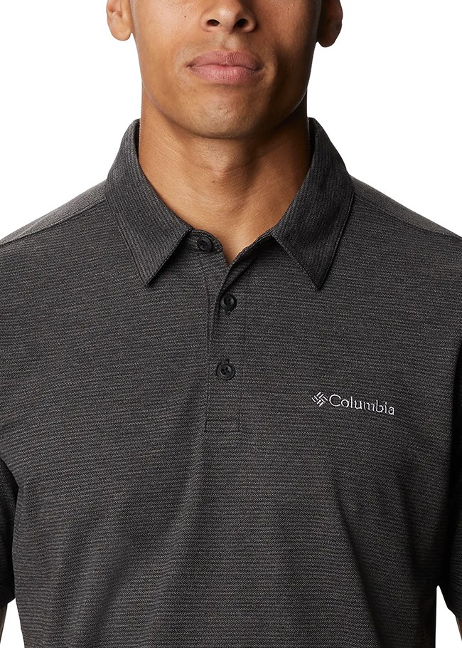 Поло мужское Columbia HAVERCAMP™ PIQUE POLO черное 1931941-010 изображение 4