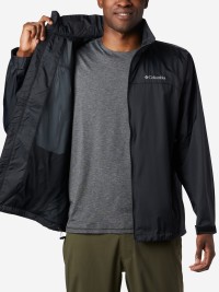 Вітрівка чоловіча Columbia GLENNAKER LAKE™ RAIN JACKET чорна 1442361-012 изображение 4