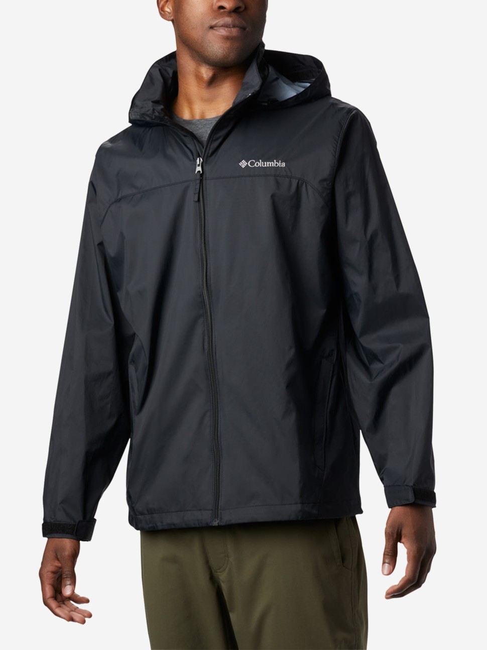 Вітрівка чоловіча Columbia GLENNAKER LAKE™ RAIN JACKET чорна 1442361-012 — фото 2