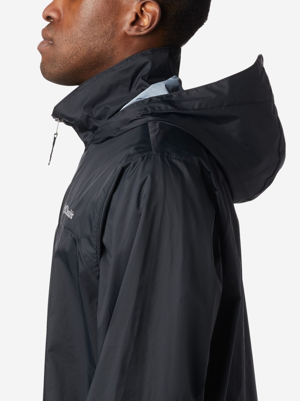 Вітрівка чоловіча Columbia GLENNAKER LAKE™ RAIN JACKET чорна 1442361-012 — фото 5