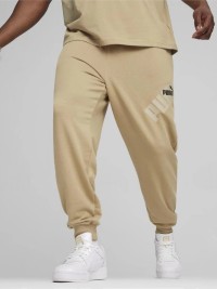 Брюки мужские Puma PUMA POWER Sweatpants бежевые 67893683 изображение 2