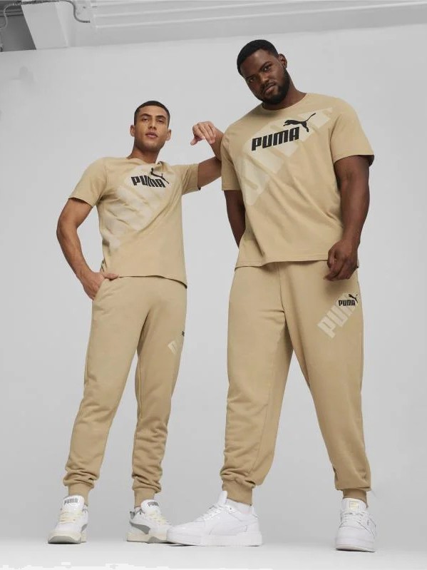 Брюки мужские Puma PUMA POWER Sweatpants бежевые 67893683 изображение 3