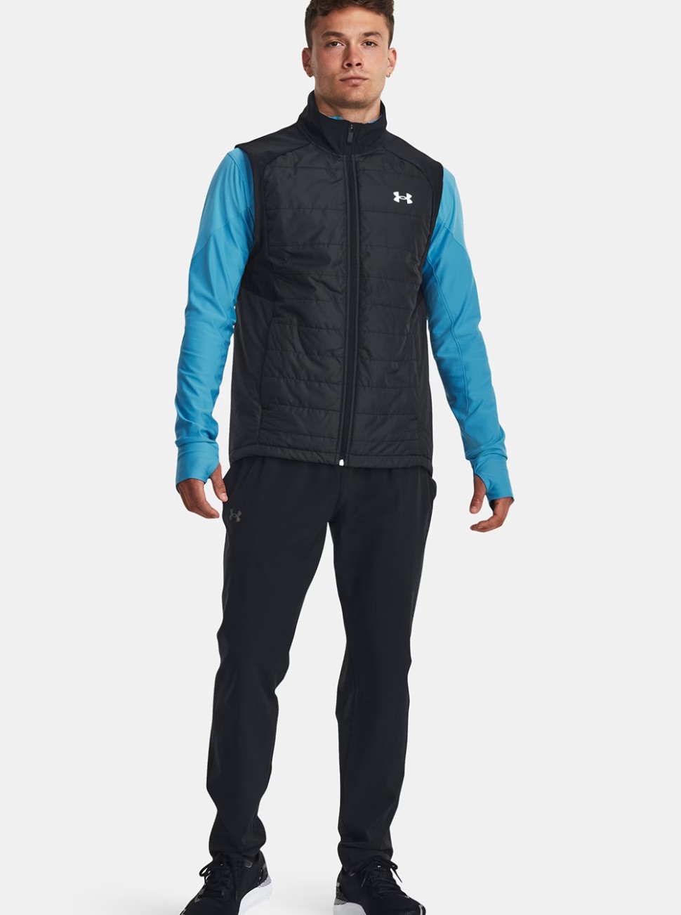 Жилет чоловічий Under Armour LAUNCH PRO INSULATED VEST чорний 1378499-001 — фото 11