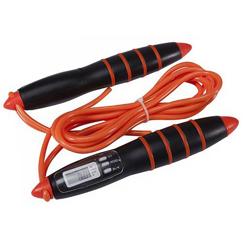 Скакалка з лічильником LiveUp помаранчова LS3128 изображение 1