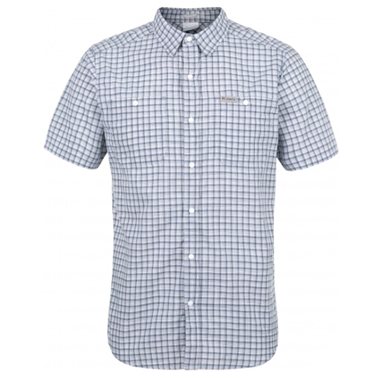 Сорочка чоловіча Columbia Leadville Ridge ™ SS Shirt II блакитна 1884812-556 изображение 1