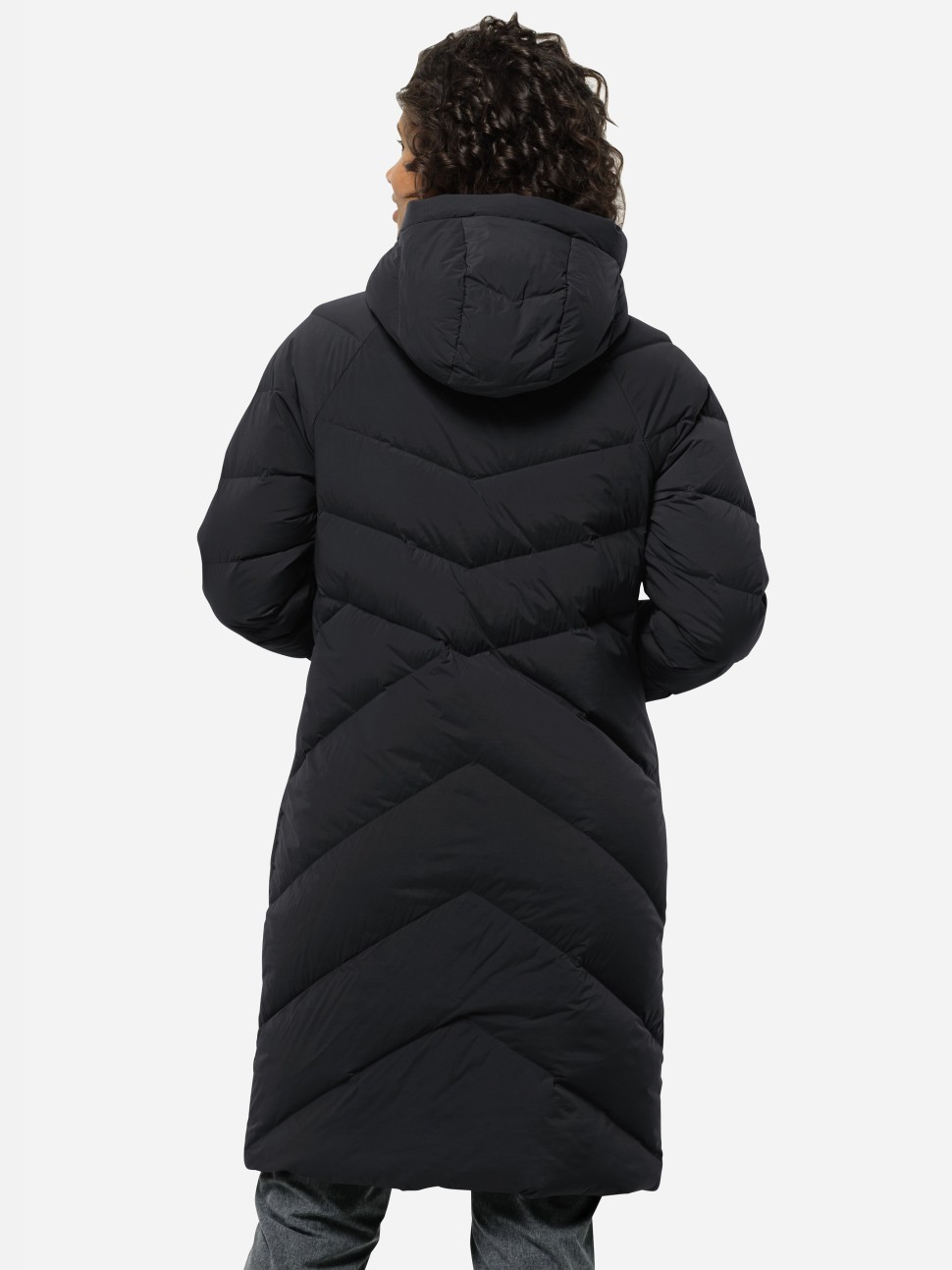Куртка жіноча Jack Wolfskin MARIENPLATZ COAT W темно-сіра 1206971-6350 — фото 3