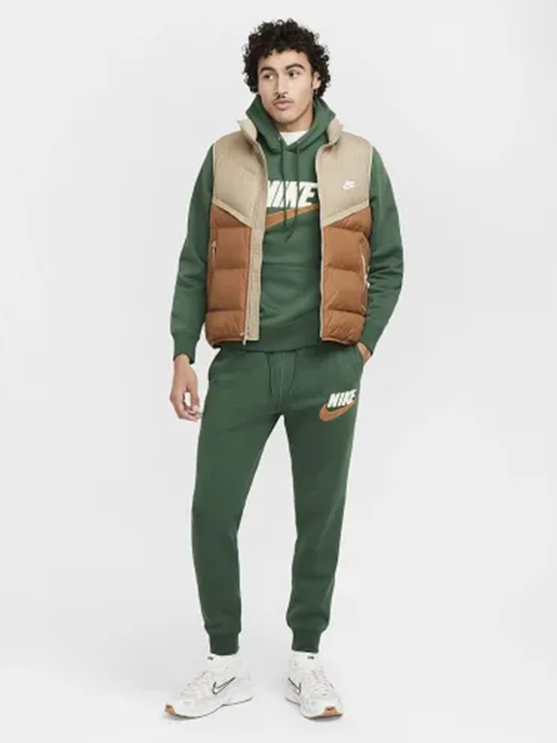 Брюки мужские Nike M NK CLUB BB JOGGER CHNL FTRA зеленые FN3094-323 изображение 7