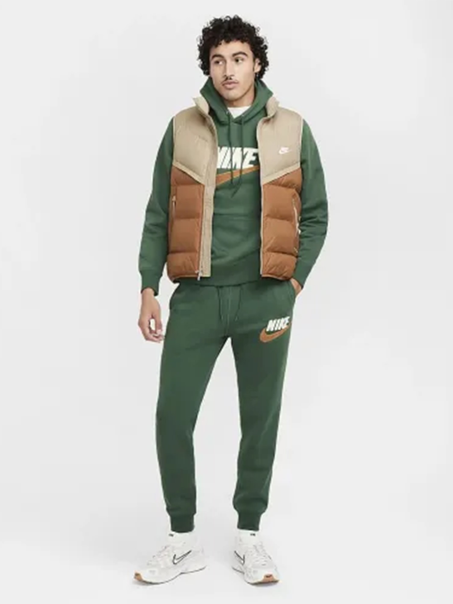 Штани чоловічі Nike M NK CLUB BB JOGGER CHNL FTRA зелені FN3094-323 изображение 7
