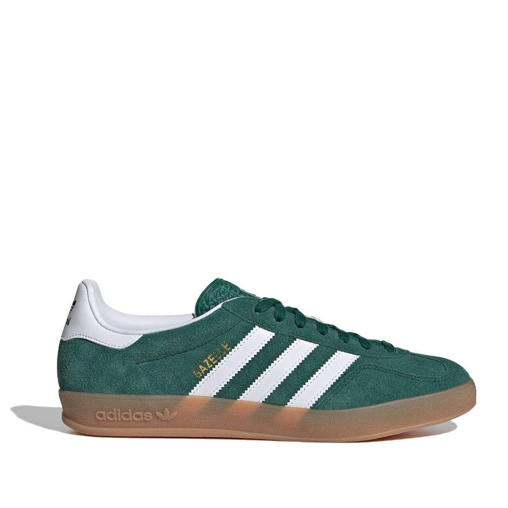 Кроссовки мужские Adidas GAZELLE INDOOR зеленые JI2062