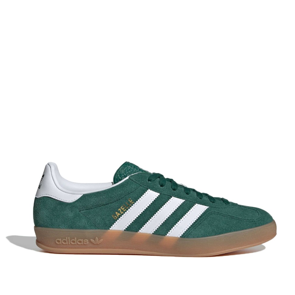 Кроссовки мужские Adidas GAZELLE INDOOR зеленые JI2062 изображение 1