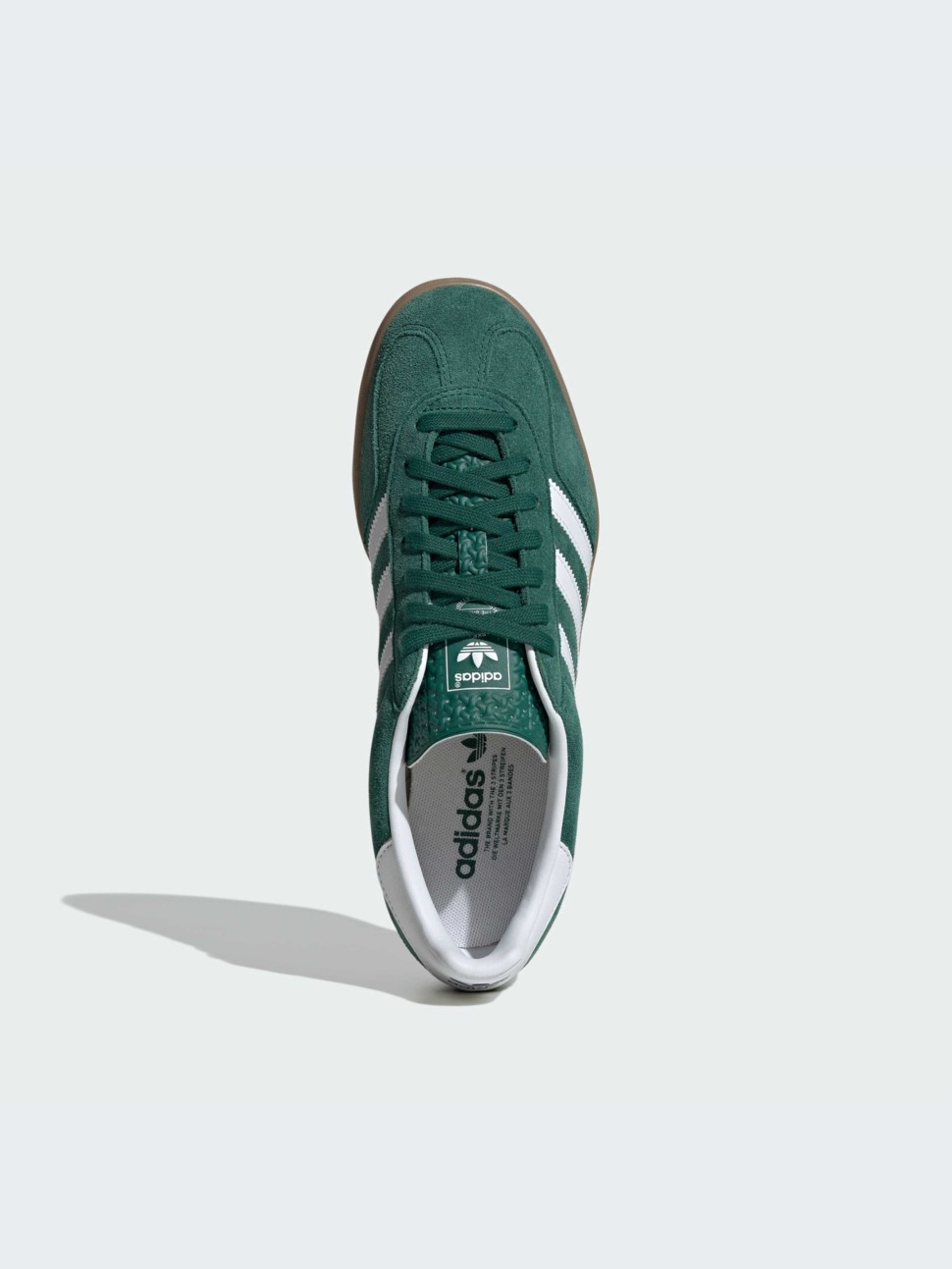 Кроссовки мужские Adidas GAZELLE INDOOR зеленые JI2062 — фото 6