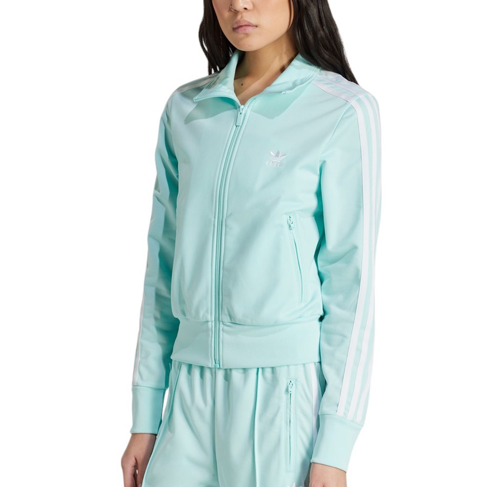 Толстовка женская Adidas FIREBIRD  TT голубая JC8266 изображение 1