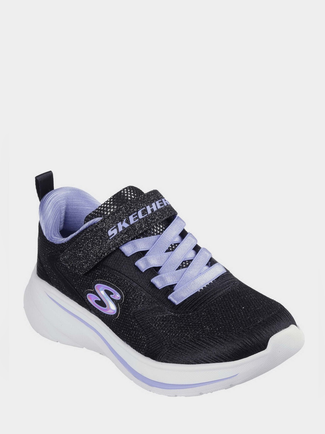 Кросівки дитячі Skechers WAVE 92 чорні 303557L BLK изображение 3