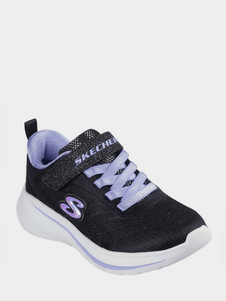 Кроссовки детские Skechers WAVE 92 черные 303557L BLK изображение 3