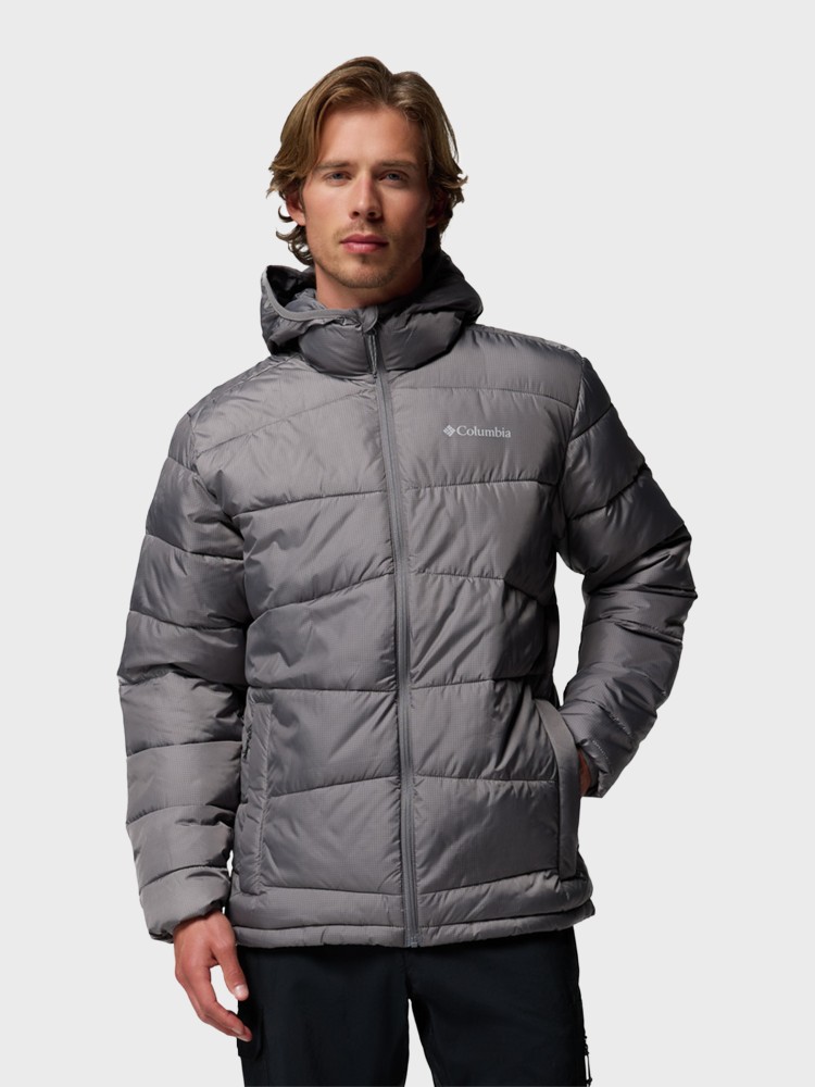 Куртка чоловіча Columbia Fivemile Butte™ II Hooded Jacket темно-сіра 2086911-023 изображение 2 Куртка чоловіча Columbia Fivemile Butte™ II Hooded Jacket темно-сіра 2086911-023 изображение 2