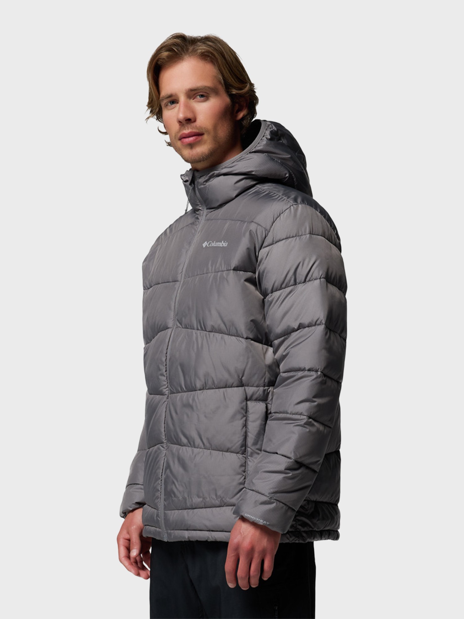 Куртка чоловіча Columbia Fivemile Butte™ II Hooded Jacket темно-сіра 2086911-023 изображение 3