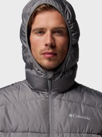 Куртка чоловіча Columbia Fivemile Butte™ II Hooded Jacket темно-сіра 2086911-023 изображение 7