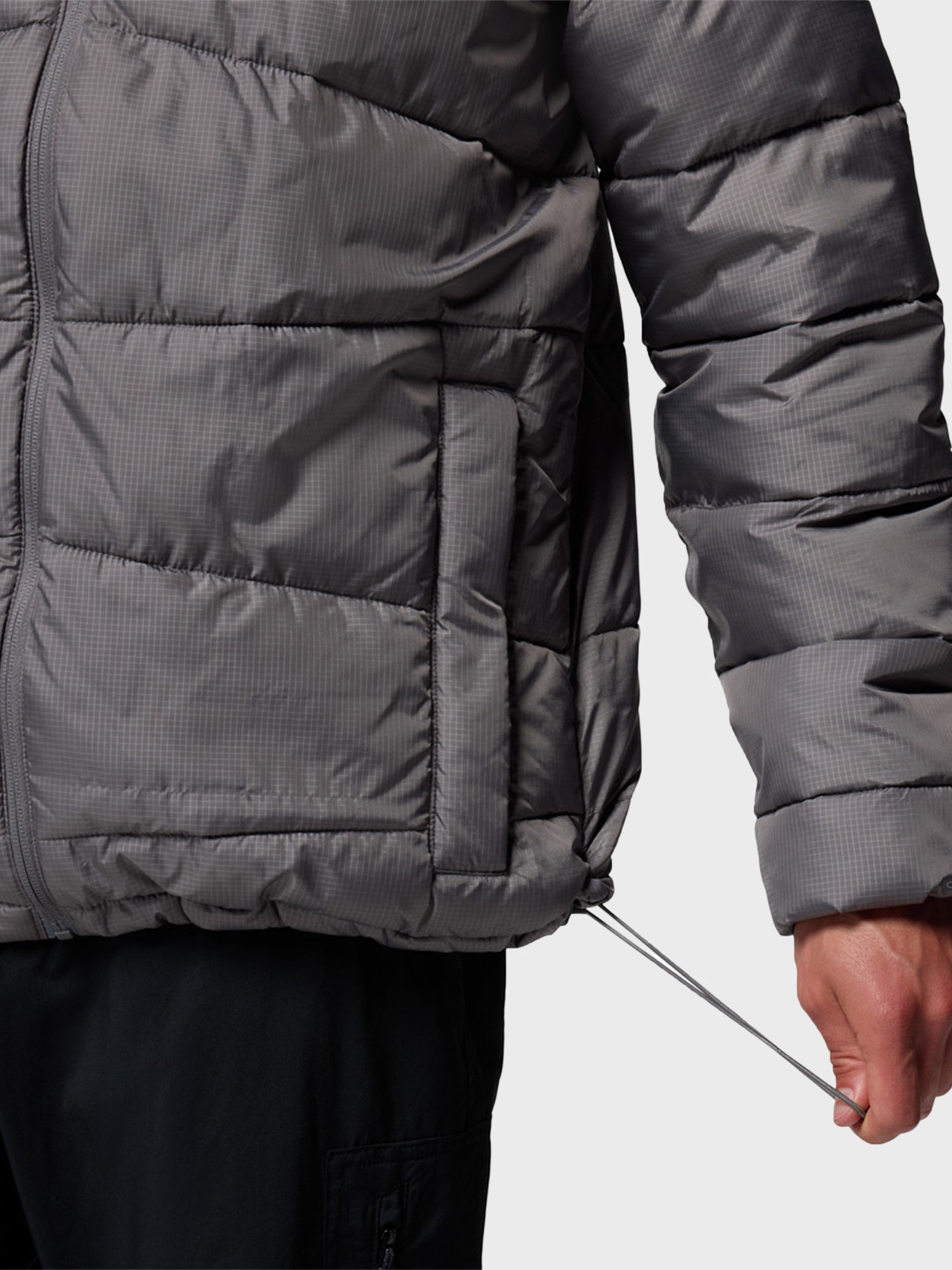 Куртка чоловіча Columbia Fivemile Butte™ II Hooded Jacket темно-сіра 2086911-023 изображение 8