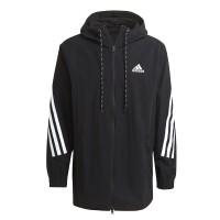 Вітровка чоловіча Adidas M 3S Tape Jkt чорна GM5752  изображение 1