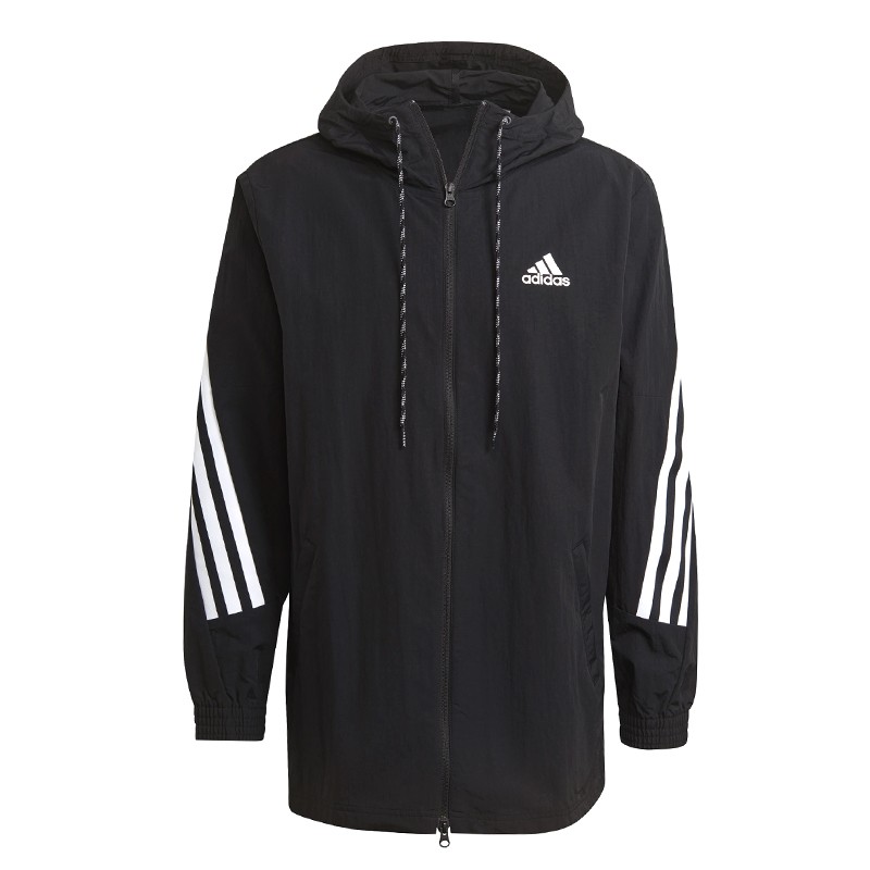 Вітровка чоловіча Adidas M 3S Tape Jkt чорна GM5752 — фото 1