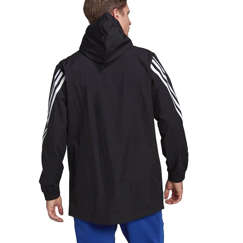 Вітровка чоловіча Adidas M 3S Tape Jkt чорна GM5752 — фото 3