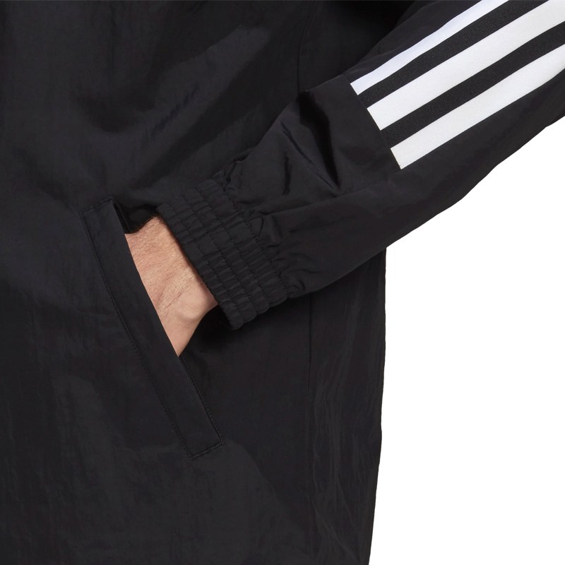 Вітровка чоловіча Adidas M 3S Tape Jkt чорна GM5752 — фото 5