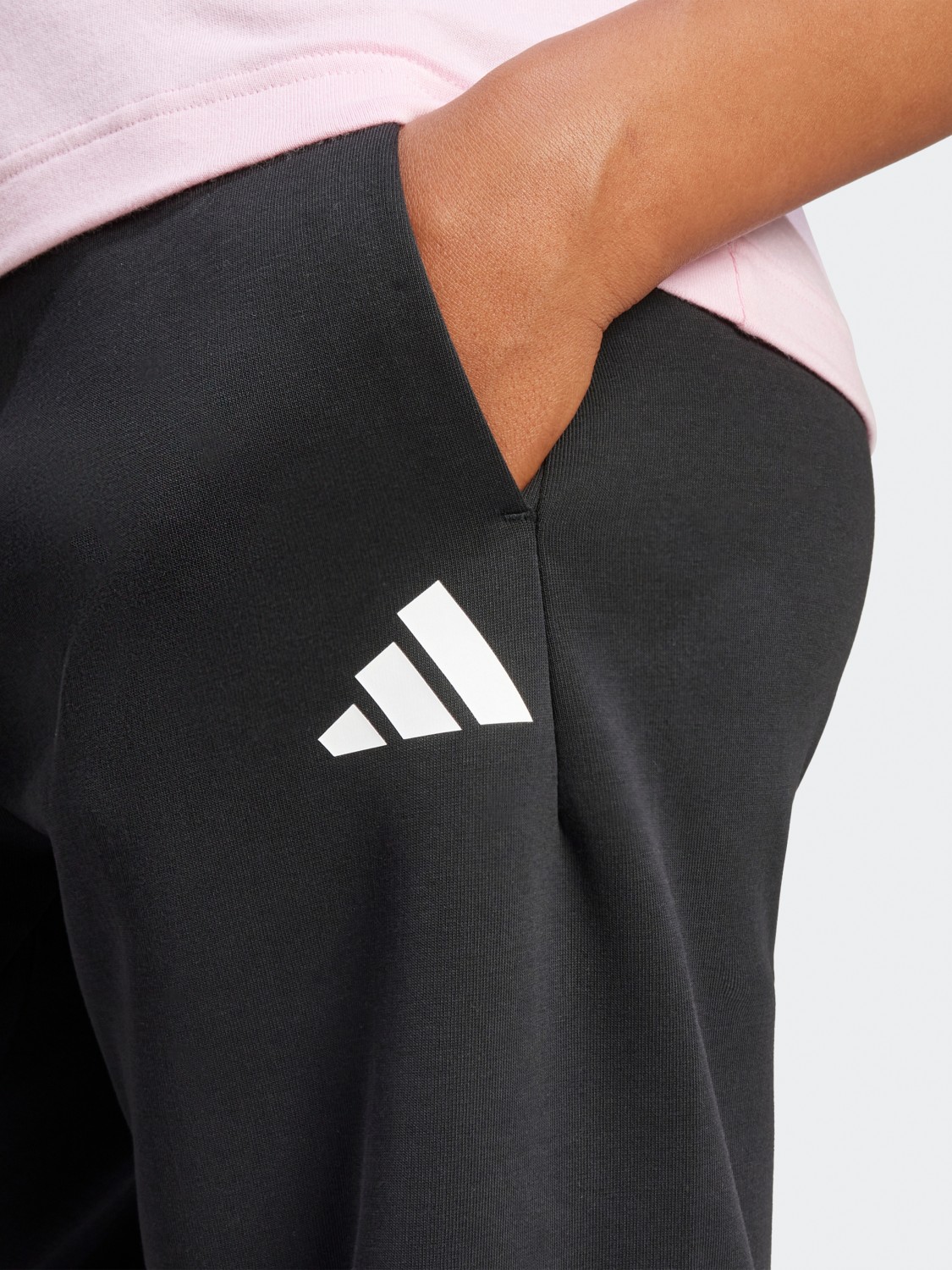 Штани жіночі Adidas W FI 3S REG PT чорні JC5454 изображение 6