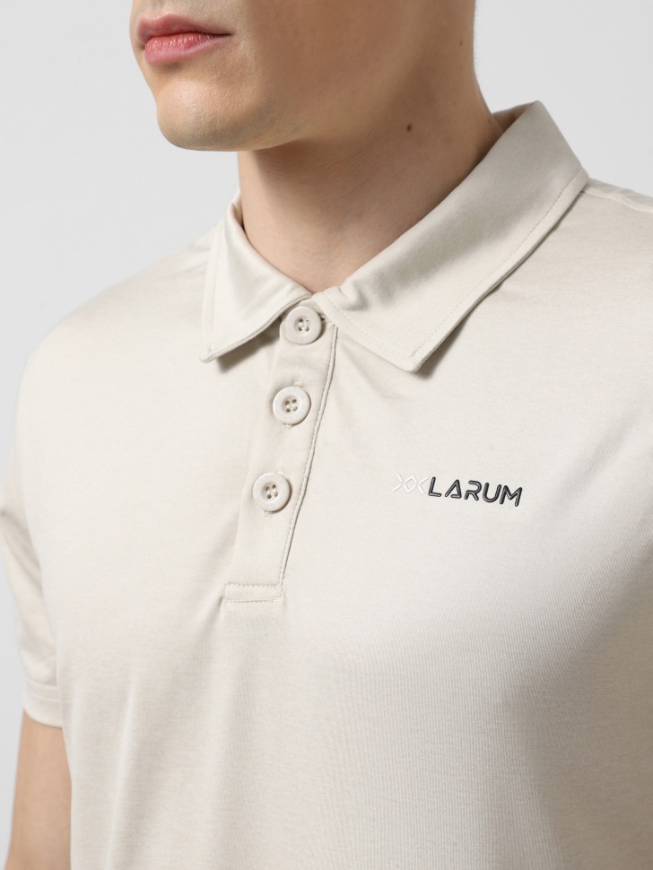 Поло мужское Larum Gaston бежевое 942503-125 изображение 4