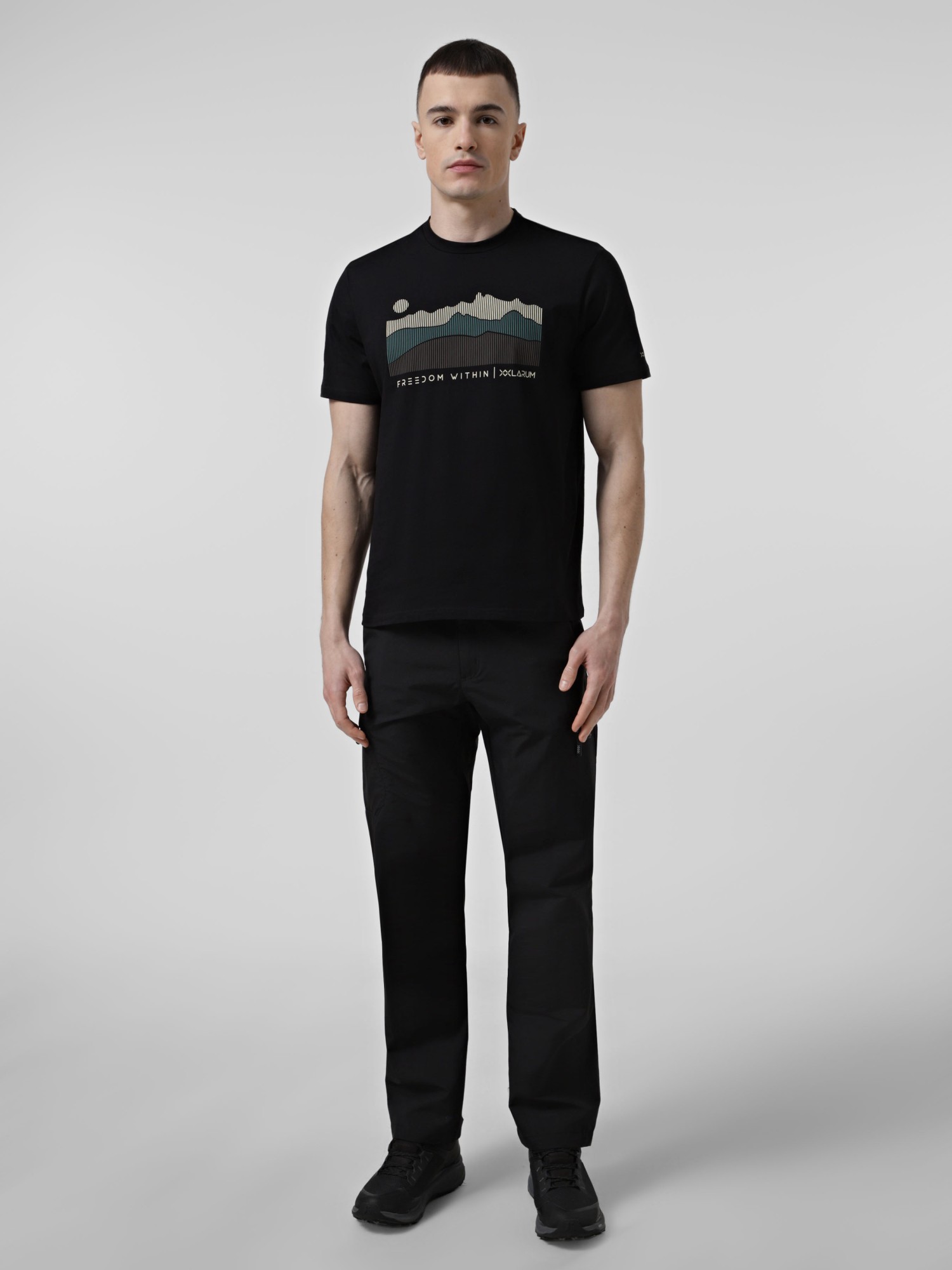 Футболка чоловіча Larum Elarin чорна 102607-010 изображение 6