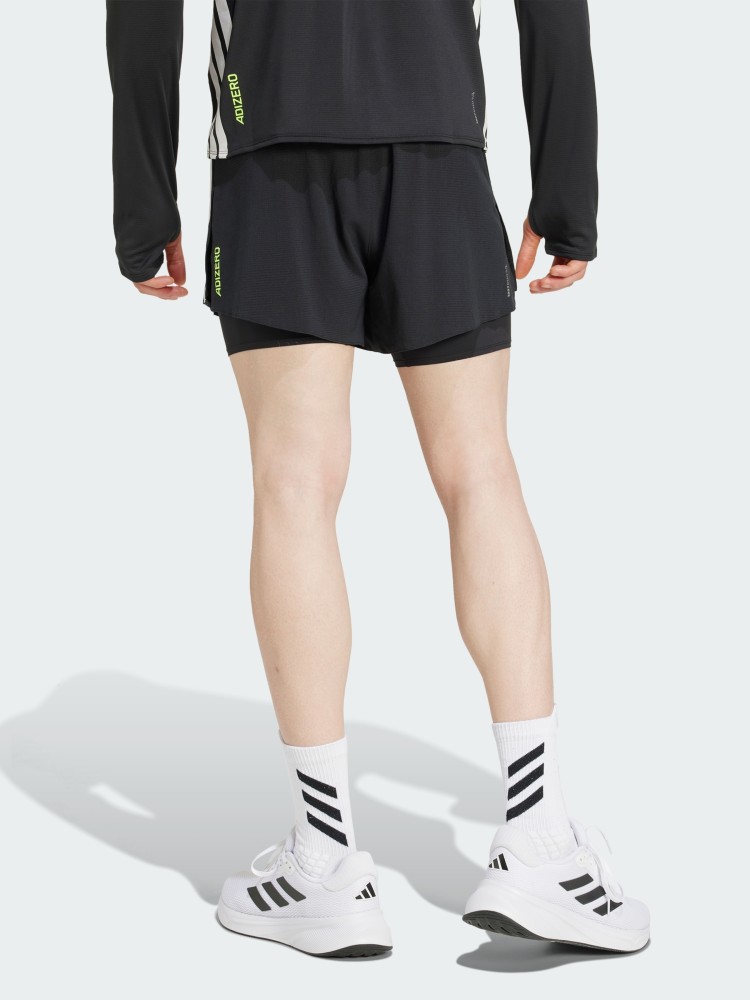 Шорты мужские Adidas ADIZERO 2i1 M черные JD4202 изображение 3