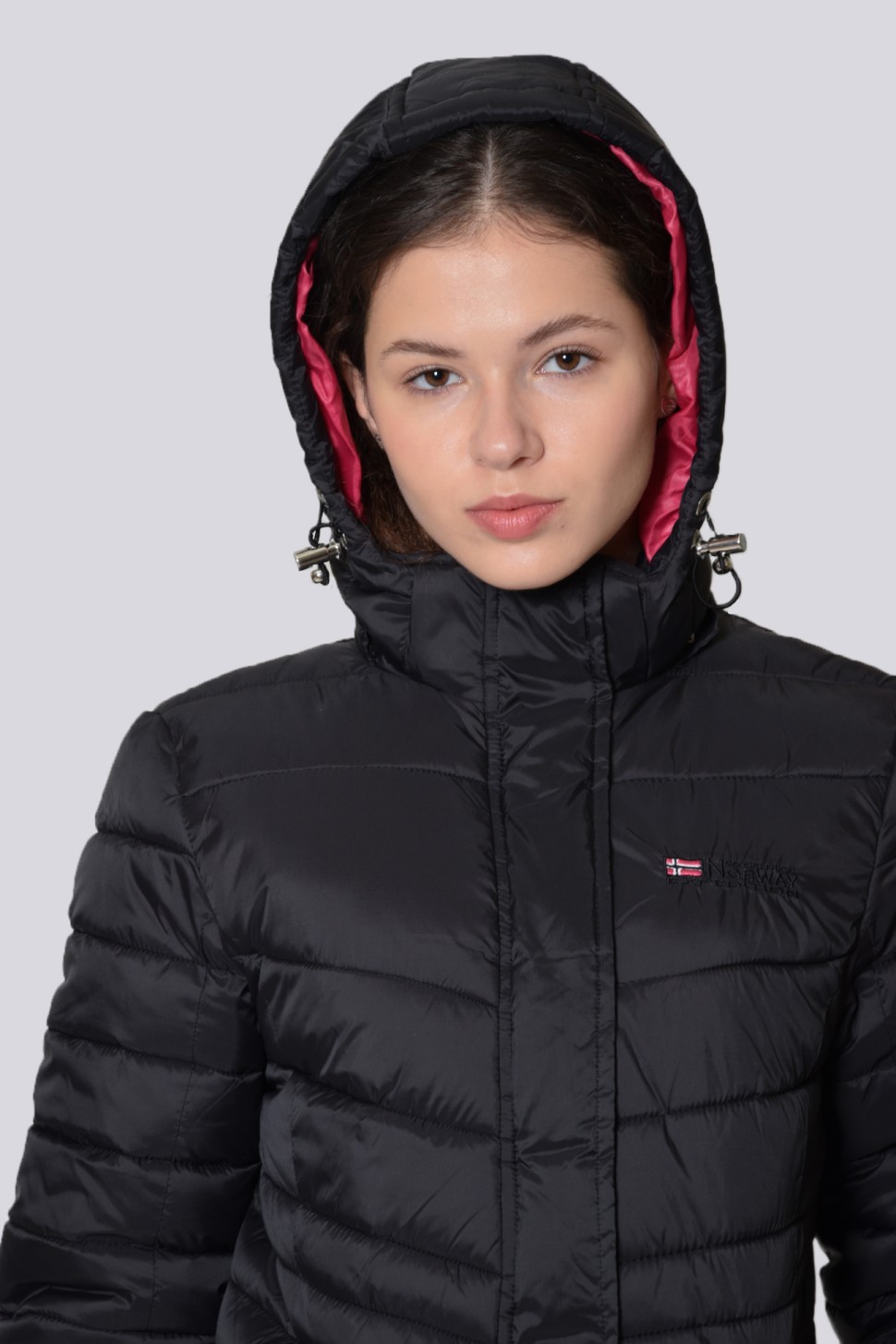 Куртка жіноча Geographical Norway чорна WR607F-010 — фото 3