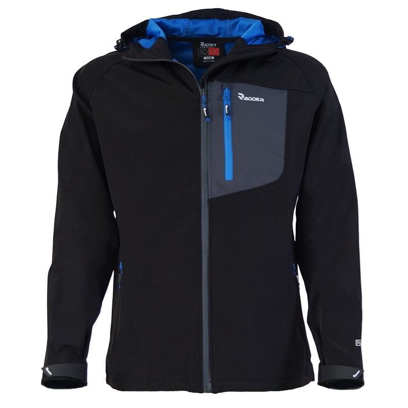 Ветровка мужская Radder Mens Woven softshell jacket черная NEW-18-010 изображение 1