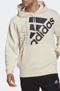 Толстовка Adidas U Q3 Bluv Hd бежева H14655  изображение 2