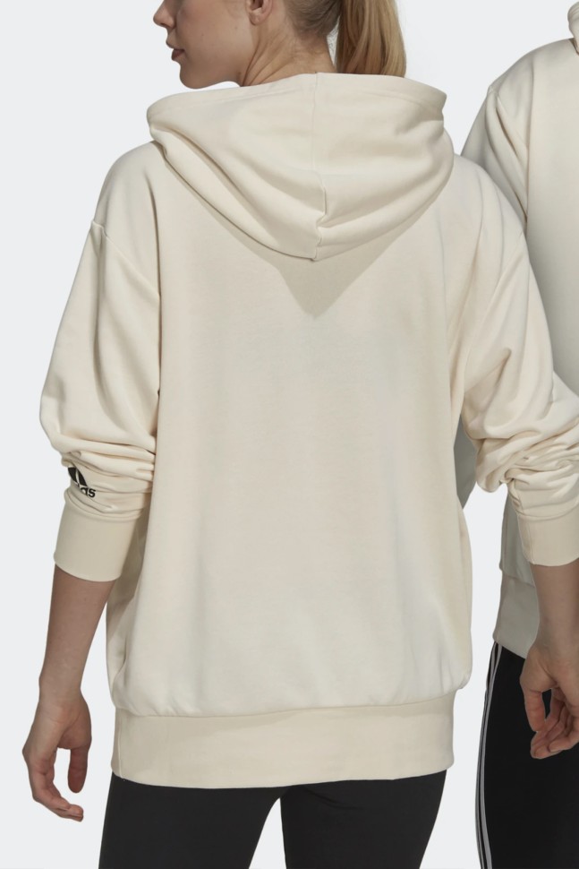 Толстовка Adidas U Q3 Bluv Hd бежева H14655  изображение 4