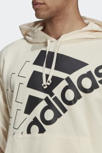 Толстовка Adidas U Q3 Bluv Hd бежева H14655  изображение 7