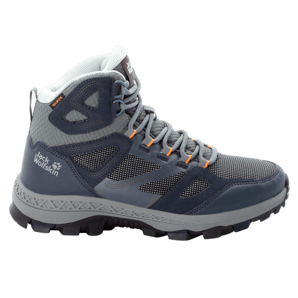Ботинки женские Jack Wolfskin Downhill Texapore Mid W темно-синие 4044141-1199 изображение 1