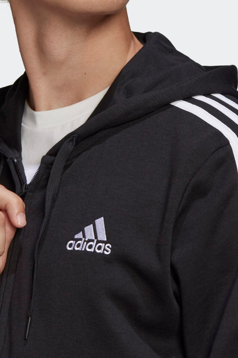 Толстовка чоловіча M 3S Ft Fz Hd Adidas GK9032  — фото 5