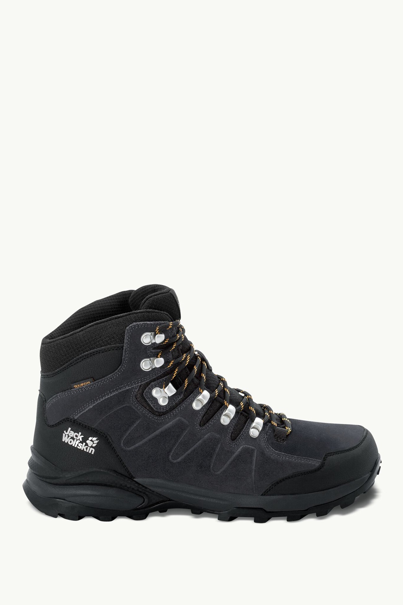 Черевики чоловічі Jack Wolfskin REFUGIO TEXAPORE MID M чорні 4049841-6357 изображение 2