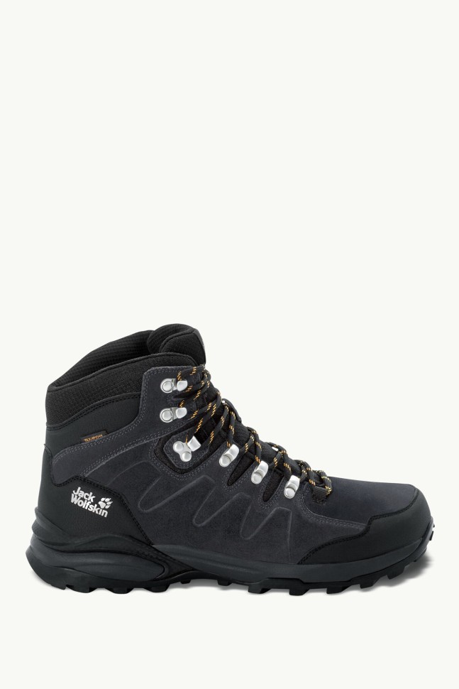 Ботинки мужские Jack Wolfskin REFUGIO TEXAPORE MID M черные 4049841-6357 изображение 2