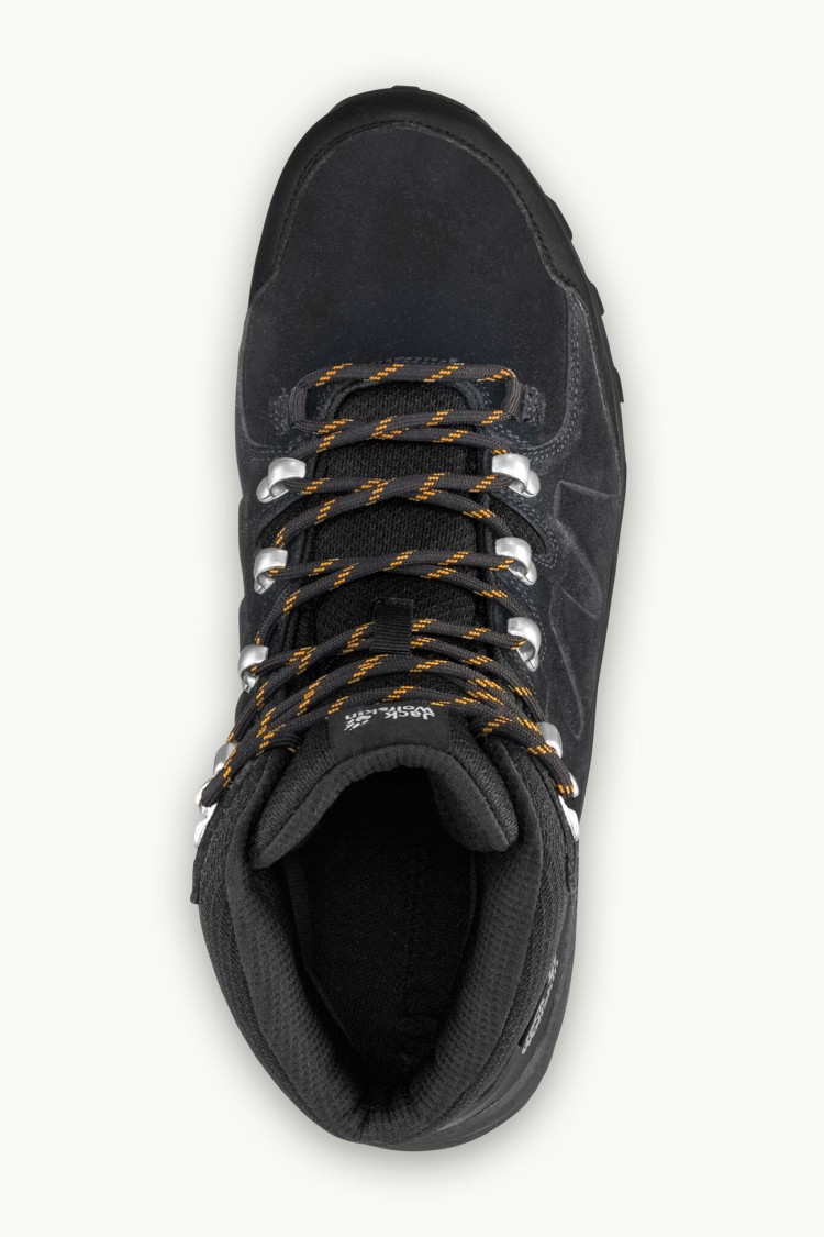 Ботинки мужские Jack Wolfskin REFUGIO TEXAPORE MID M черные 4049841-6357 изображение 7