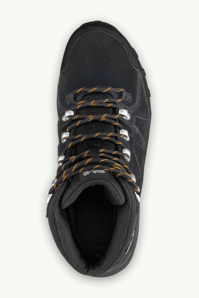Ботинки мужские Jack Wolfskin REFUGIO TEXAPORE MID M черные 4049841-6357 изображение 7