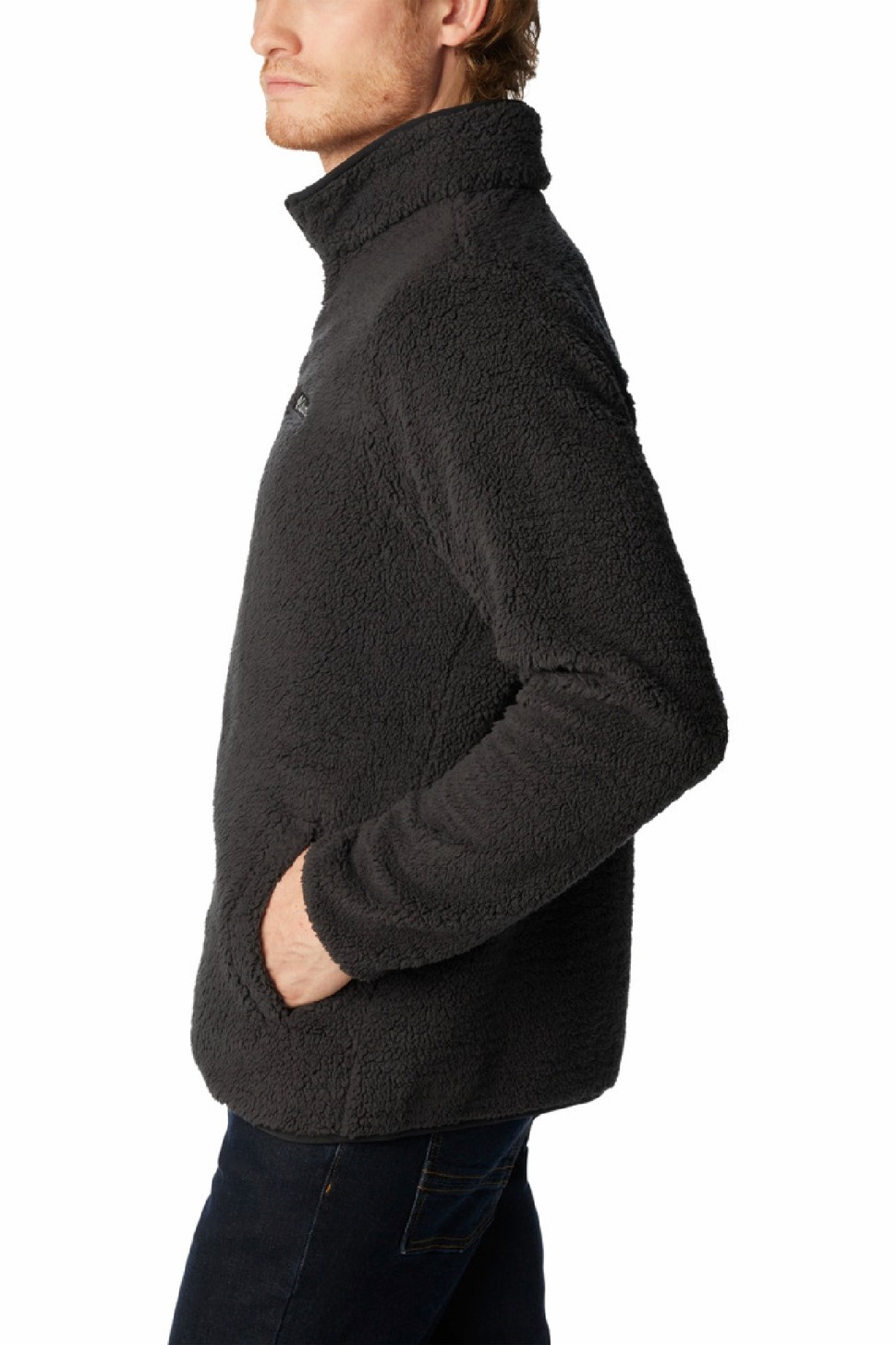 Толстовка чоловіча Columbia Rugged Ridge™ III Sherpa Full Zip чорна 2059181-010 — фото 2
